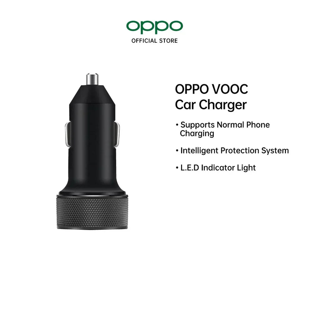 OPPO VOOC Car Flash Charger V103 - Black