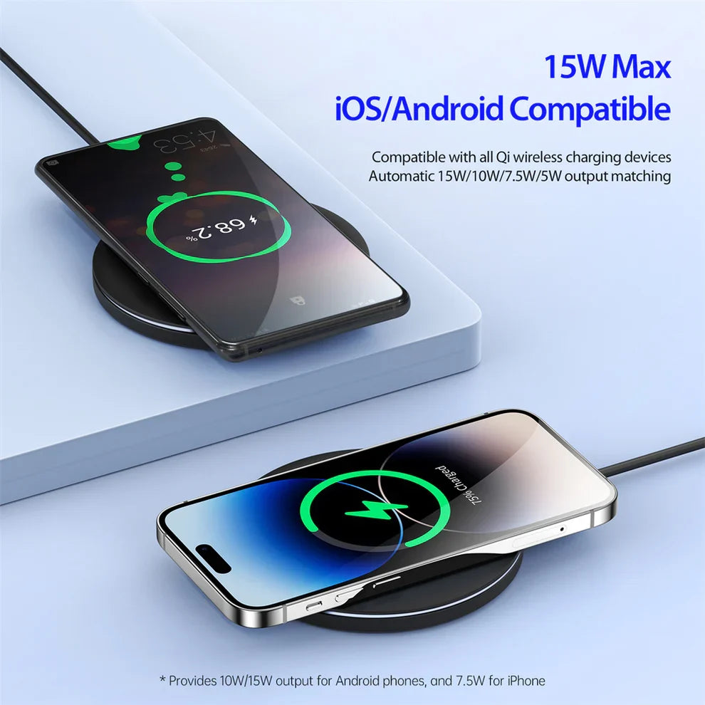 Duzzona Simple 15W Wireless Charger Pad