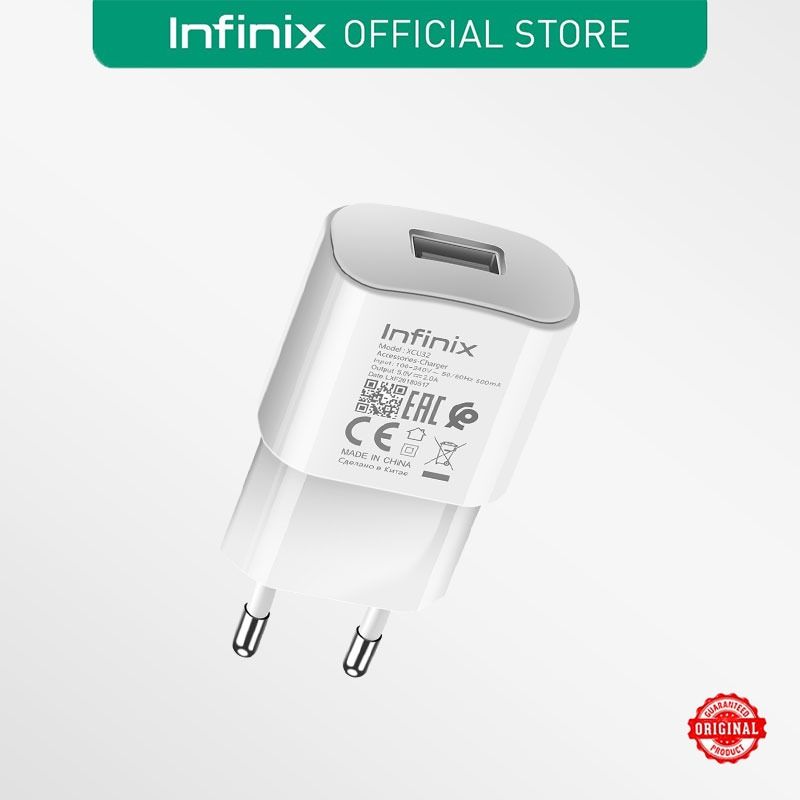 18W Infinix Original Adaptor Box(Only Charger)
