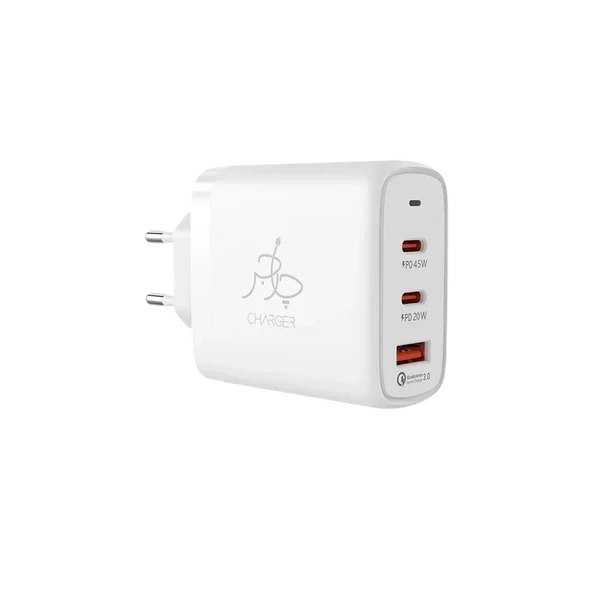 Fusion Triple Boost 65 W(Dual Port PD & QC) with C TO C Cable