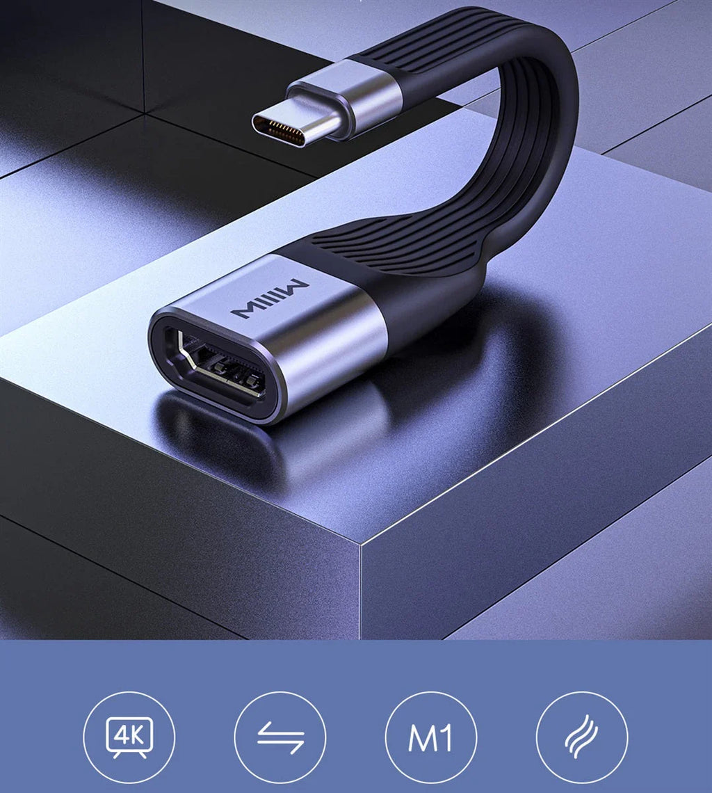 Xiaomi Youpin MIIIW USB C to HDMI Cable 4K Type C HDMI Converter