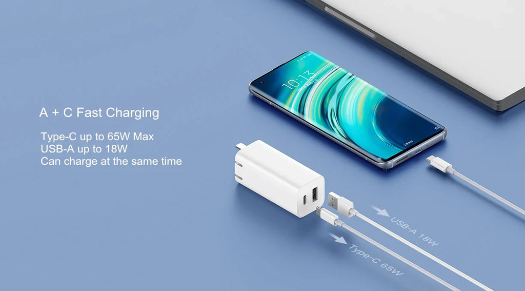 Mi GaN Charger 65W 1A1C - White
