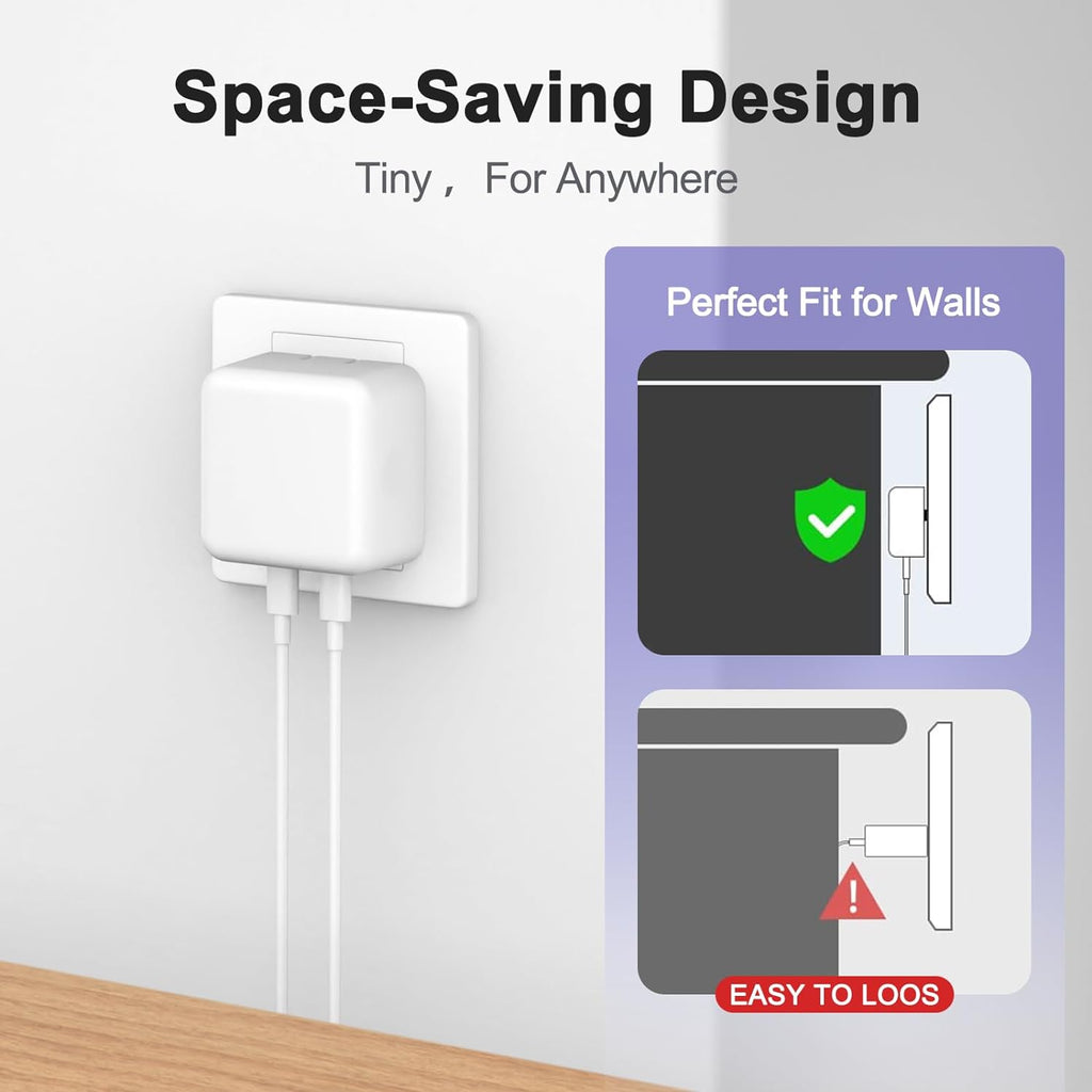 Apple 35W Dual USB-C Port Compact Power Adapter