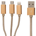 LDNIO Data Cable 2 Micro and 1 Lightning LC85 (3 in 1)