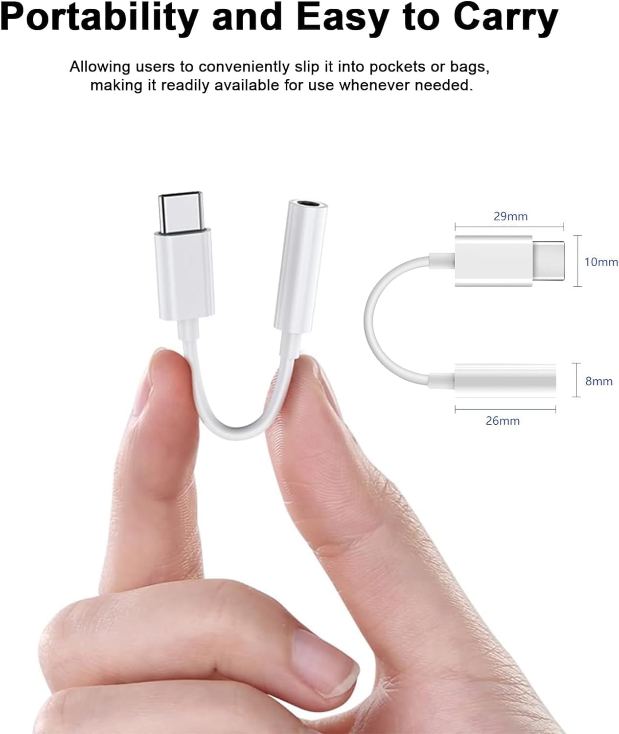Apple Type-C to 3.5mm Headphone Jack Adapter
