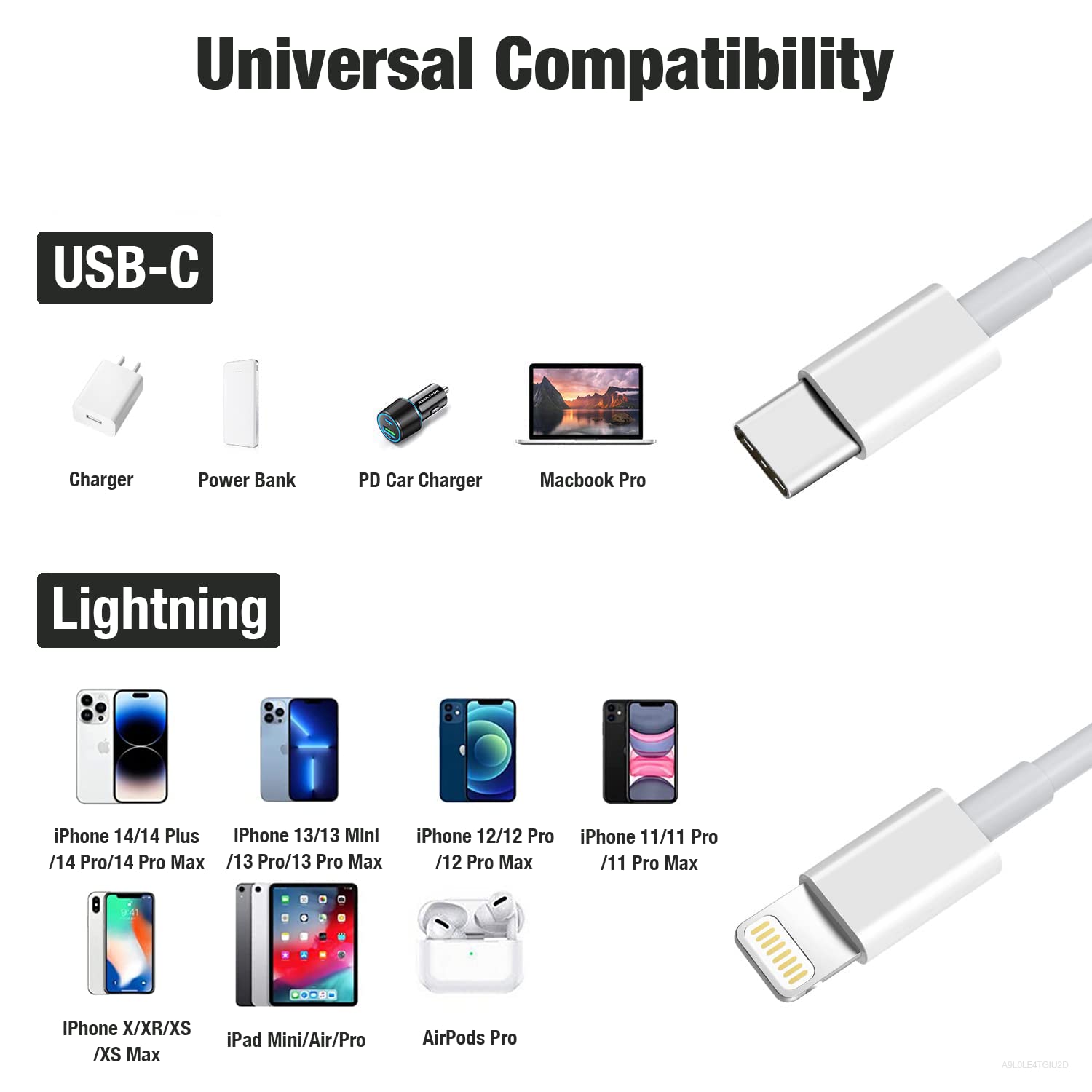 Apple USB-C to Lightning Cable 2 Meter- White