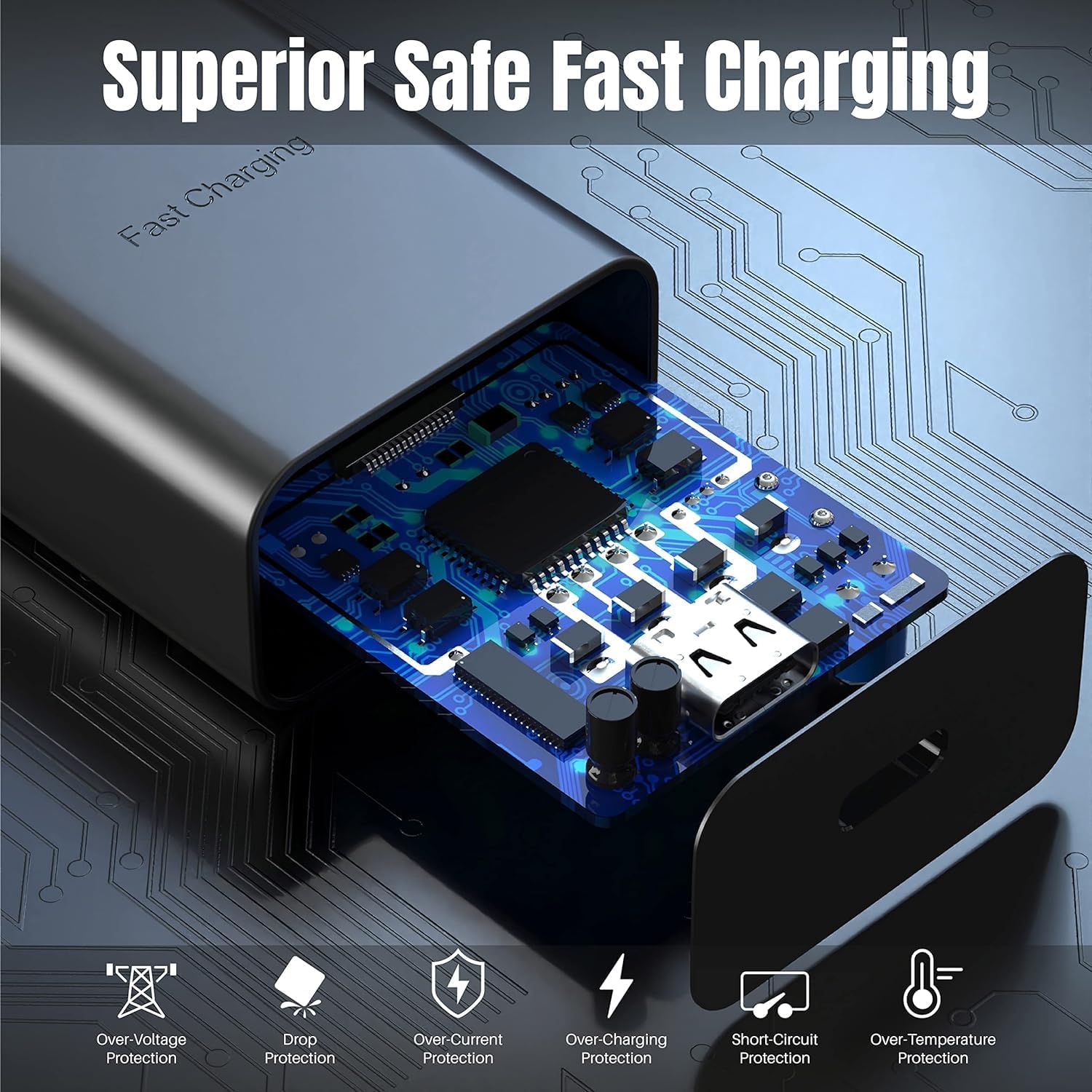 Samsung Official 45W USB-C Super Fast Charging Wall Charger (Black)