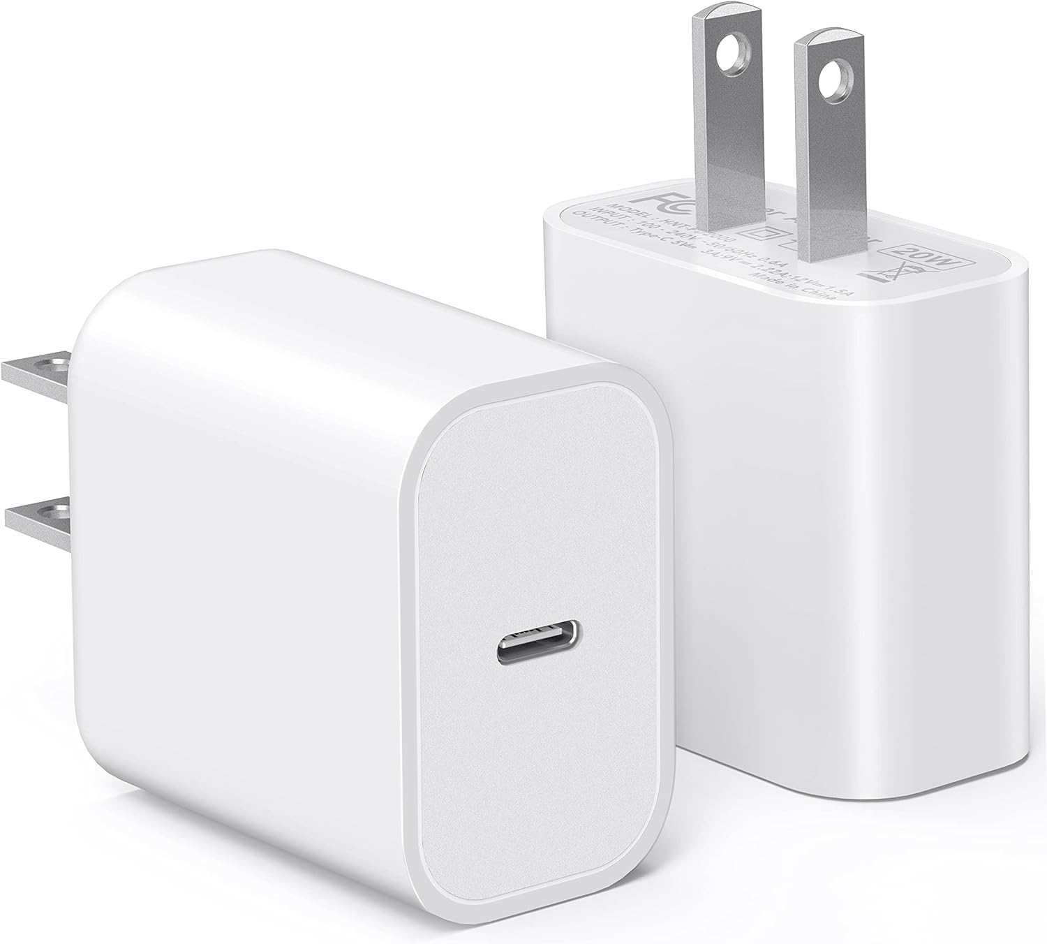 Apple 20W USB-C Power Adapter - iPhone Charger with Fast Charging Capability, Type C Wall Charger
