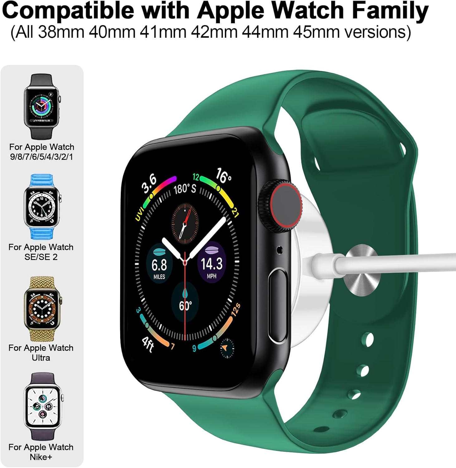 Official Apple Watch Magnetic Charger To USB Cable 2M