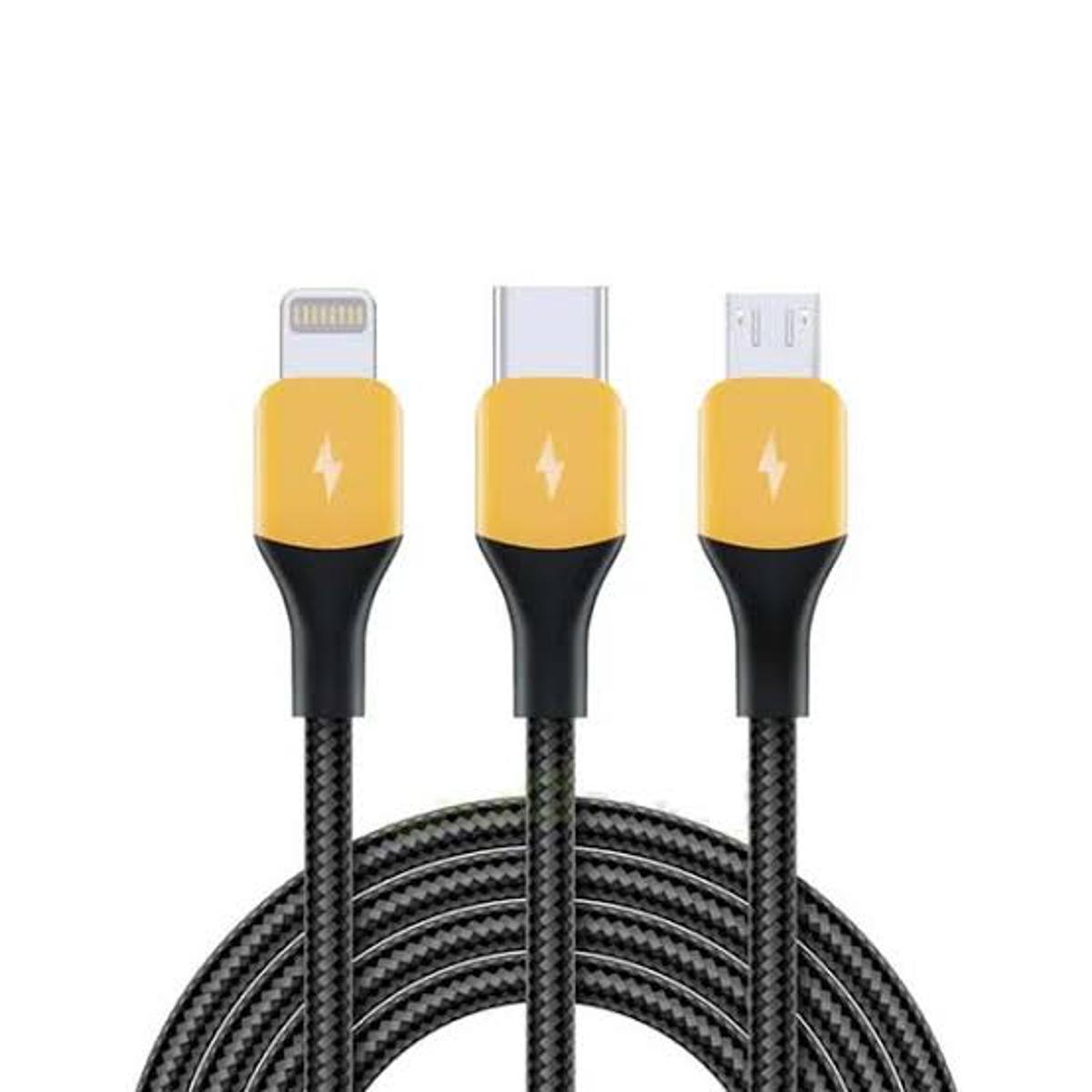 Orignal Realme 3N1 Fast Charging Cable  RTX2124