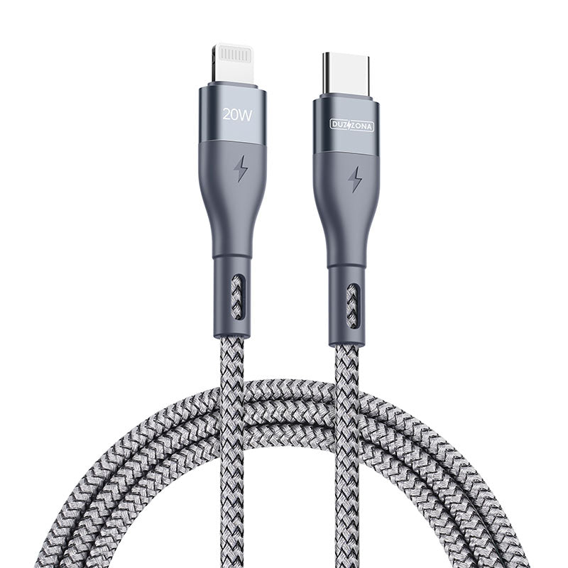 DUZZONA A1 USB C To Lightning Cable Compatible with PD 20W