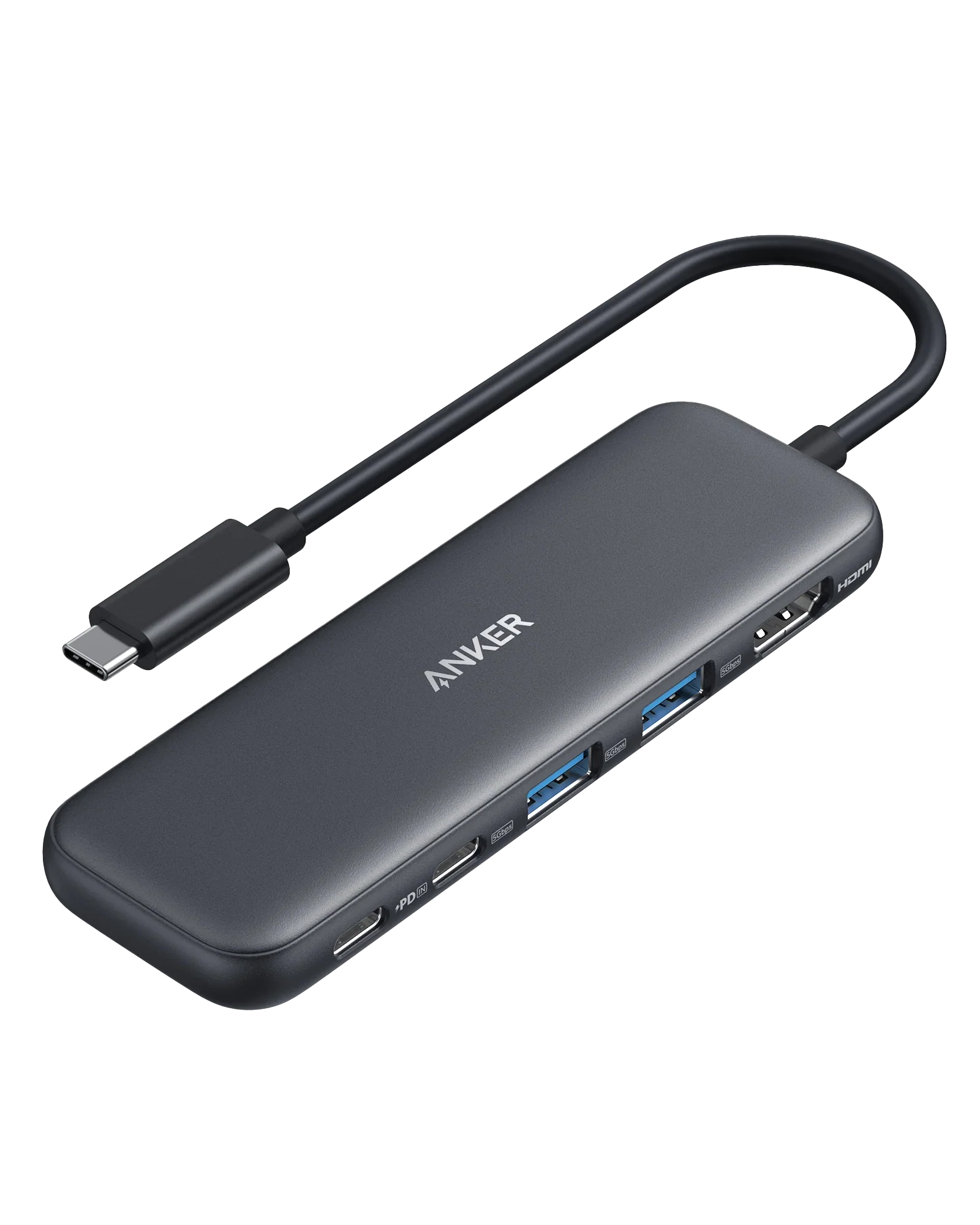 Anker 332 Usb-C Hub (5-in1) Sleek Aluminium 4K