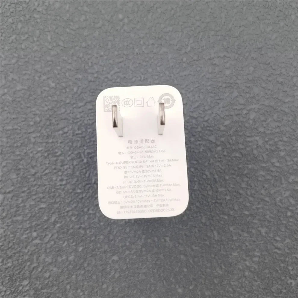 Original OPPO 33W GaN Supervooc Charger