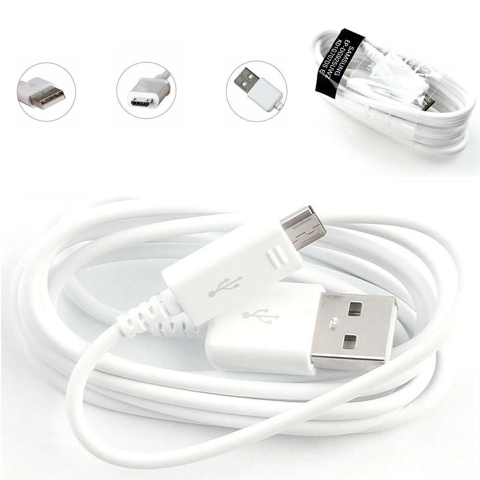 100% Original Samsung 1.5meter Micro USB Data Sync Charging Cable