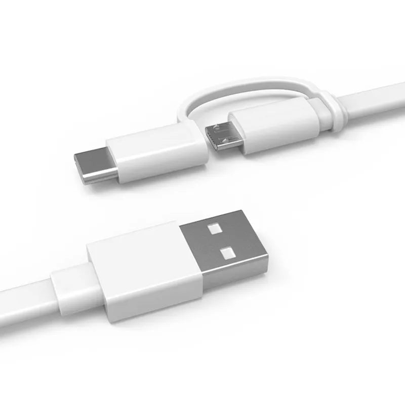 Huawei 2-in-1 Type-C + micro USB charger cable, white