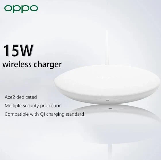 OPPO 15W WIRELESS CHARGER ( INCLUDES TYPE-C FLASH CHARGING CABLE )