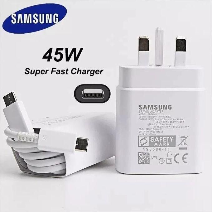 Samsung 45w Super Fast Charger 100% Original 3pin