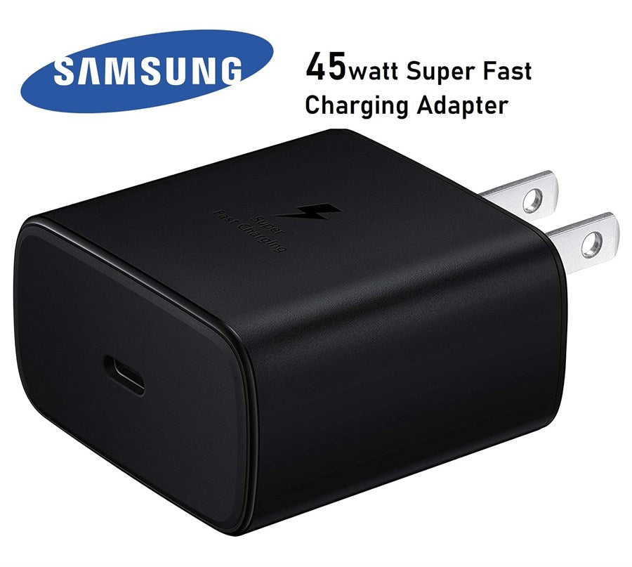 Samsung Official 45W USB-C Super Fast Charging Wall Charger (Black)