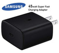 Samsung Official 45W USB-C Super Fast Charging Wall Charger (Black)
